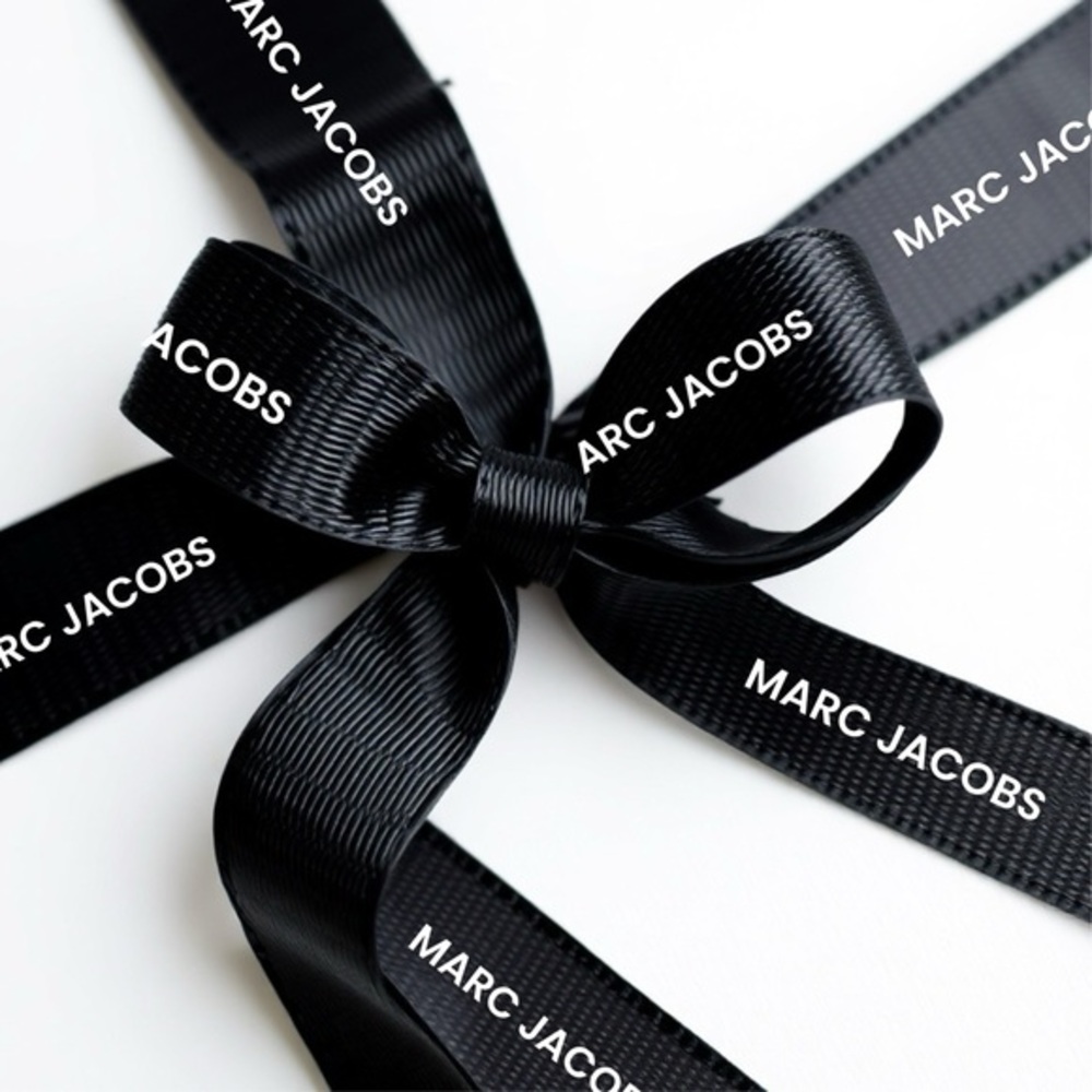 Marc Jacobs | Gift Wrap Black & White Grosgrain Branded Ribbon